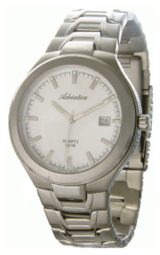 Adriatica 8056 SS/Silver wrist watches for men - 1 photo, picture, image