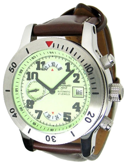 Aeromatic 1912 A1302 wrist watches for men - 1 image, photo, picture