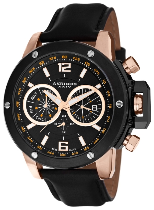 Akribos XXIV AKR469RG wrist watches for men - 1 picture, image, photo