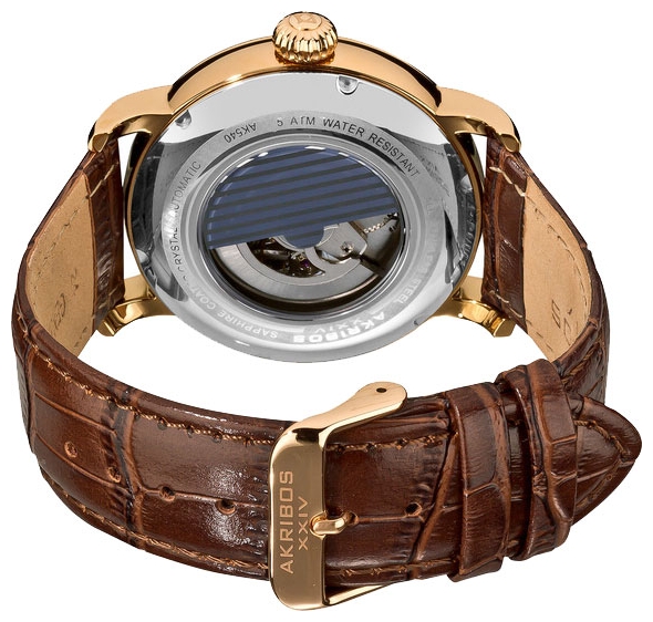 Akribos XXIV AKRX540RG wrist watches for men - 2 photo, picture, image