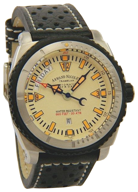 Armand Nicolet 9160M-BC-P160NR4 wrist watches for men - 2 photo, image, picture
