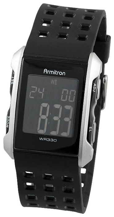 Armitron 40-8177SIL wrist watches for men - 1 photo, picture, image
