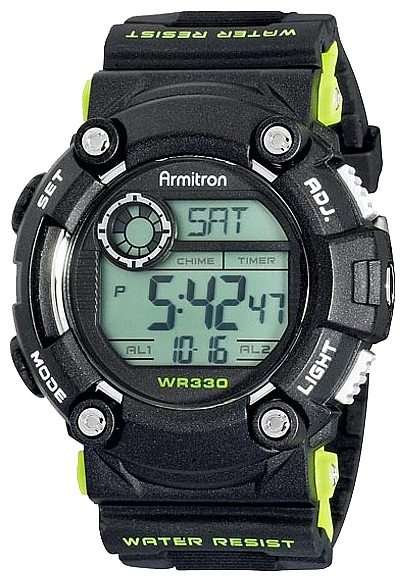 Armitron 40-8229LGN wrist watches for men - 1 photo, picture, image