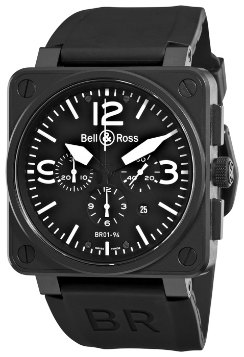 Bell & Ross BR0194-BL-CA wrist watches for men - 1 picture, photo, image