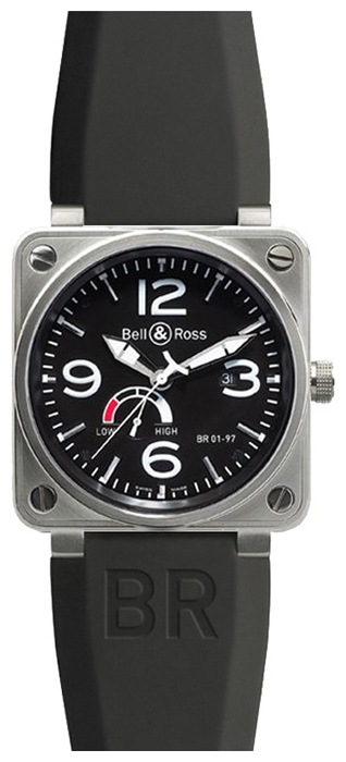 Bell & Ross BR0197-BL-ST wrist watches for men - 1 picture, image, photo