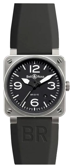 Bell & Ross BR0392-BL-STB wrist watches for men - 1 image, photo, picture