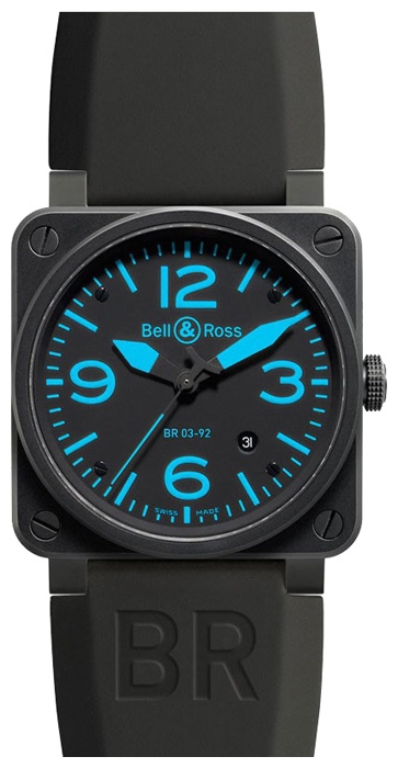 Bell & Ross BR0392-BLUE wrist watches for men - 1 photo, picture, image
