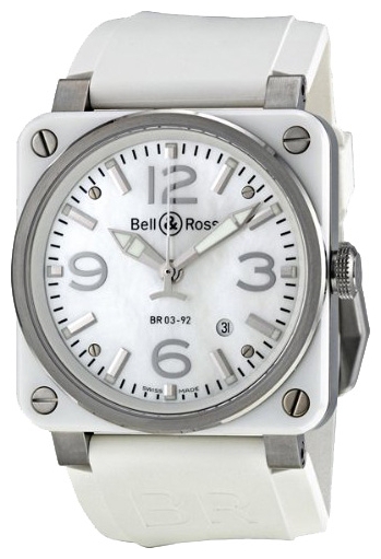 Bell & Ross BR0392-WH-C/SRB wrist watches for men - 1 image, photo, picture