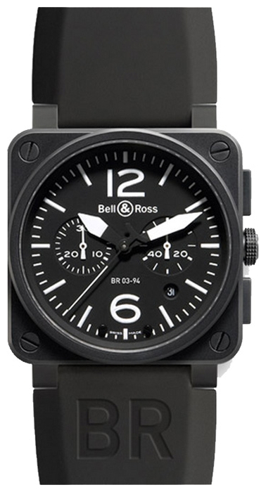 Bell & Ross BR0394-BL-CA wrist watches for men - 1 picture, photo, image