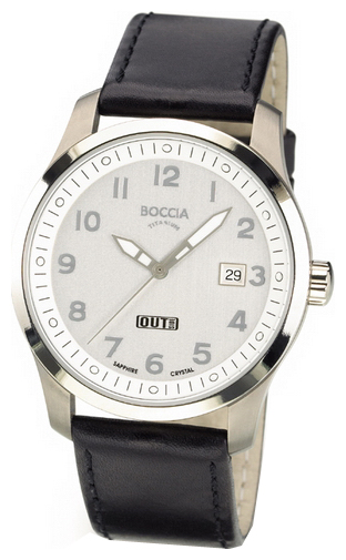 Boccia 3530-01 wrist watches for men - 1 photo, image, picture