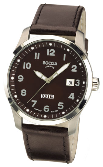 Boccia 3530-02 wrist watches for men - 1 photo, image, picture