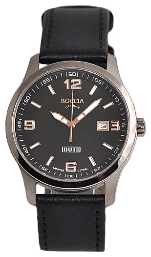 Boccia 3530-12 wrist watches for men - 1 photo, image, picture