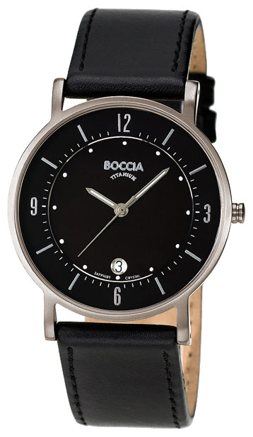 Boccia 3533-01 wrist watches for men - 1 picture, photo, image
