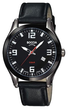 Boccia 3555-01 wrist watches for men - 1 photo, picture, image