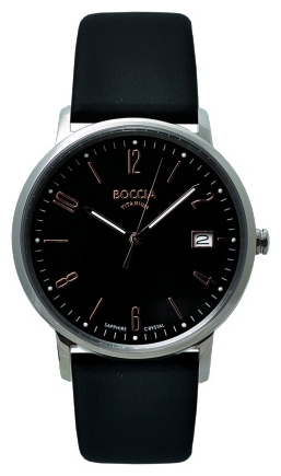 Boccia 3557-03 wrist watches for men - 1 photo, picture, image