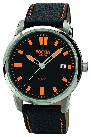 Boccia 3573-01 wrist watches for men - 1 photo, image, picture