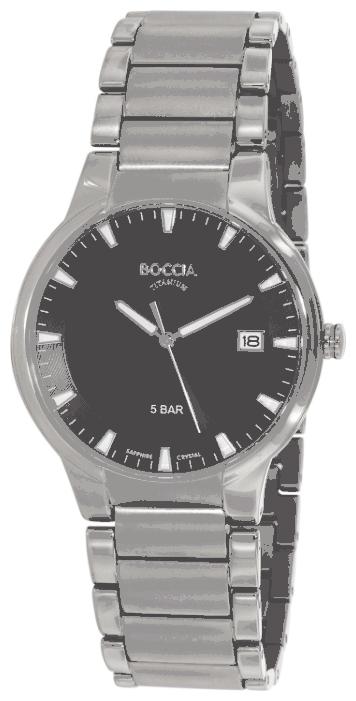 Boccia 3576-01 wrist watches for men - 1 picture, photo, image