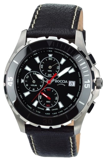 Boccia 3766-01 wrist watches for men - 1 photo, image, picture