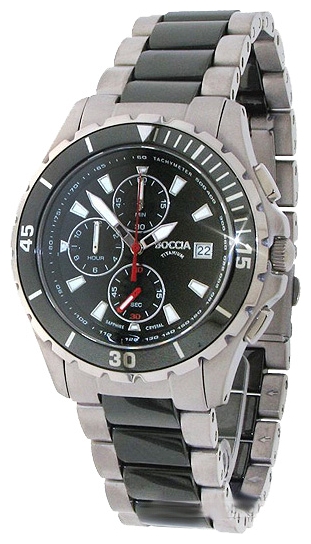 Boccia 3766-02 wrist watches for men - 1 photo, picture, image