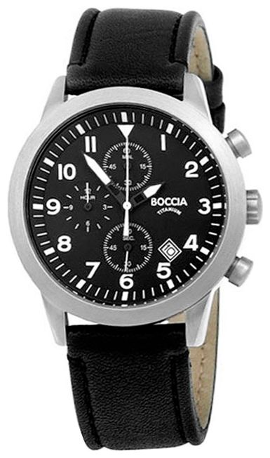 Boccia 3772-01 wrist watches for men - 1 picture, image, photo