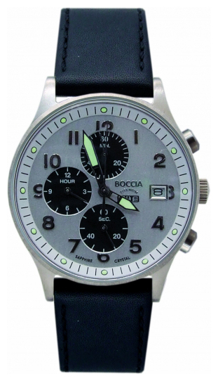 Boccia 3780-01 wrist watches for men - 1 picture, image, photo
