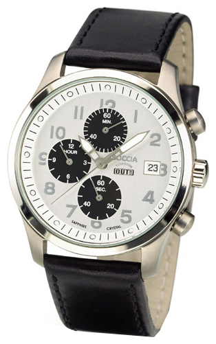 Boccia 3780-01 wrist watches for men - 2 picture, image, photo