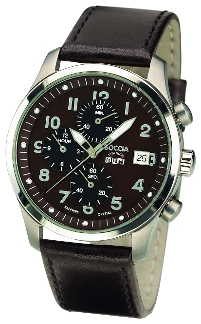 Boccia 3780-02 wrist watches for men - 1 photo, picture, image