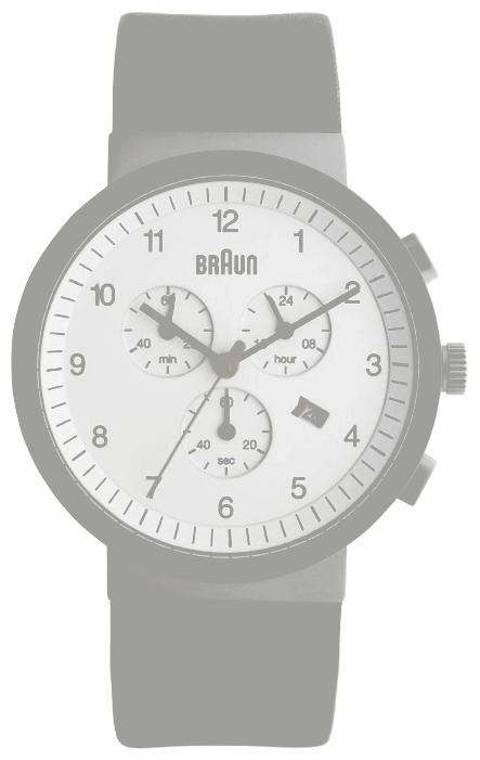 Braun BN0035WHSLBKG wrist watches for men - 1 picture, image, photo