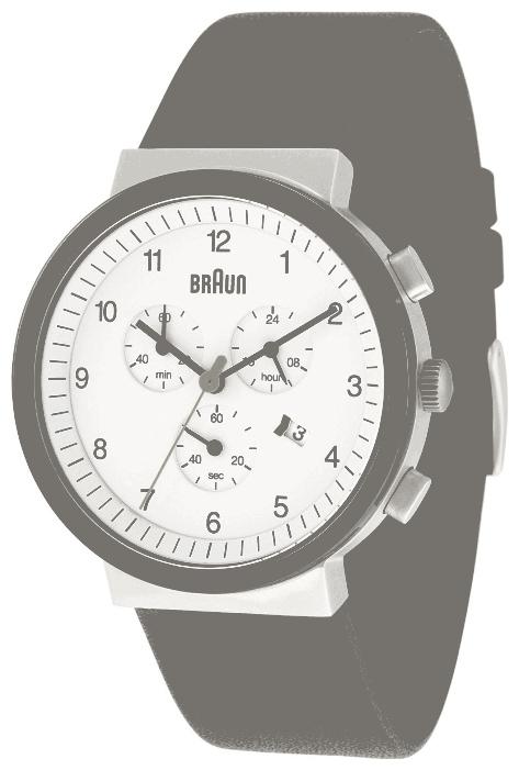 Braun BN0035WHSLBKG wrist watches for men - 2 picture, image, photo