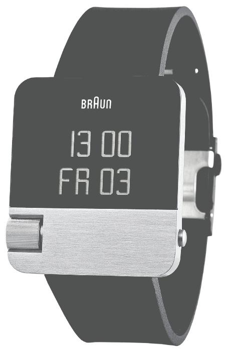 Braun BN0106SLBKG wrist watches for men - 2 photo, picture, image