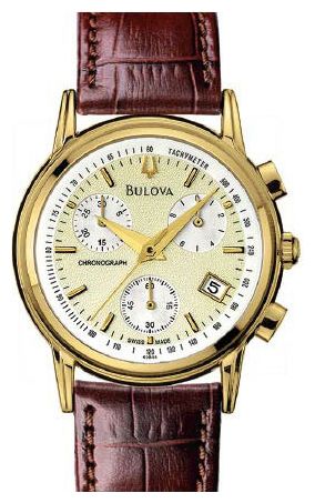 Bulova 60B08 wrist watches for men - 1 photo, picture, image