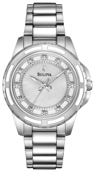 Bulova 96P144 wrist watches for women - 1 picture, photo, image