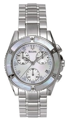 Bulova 96P25 wrist watches for women - 1 photo, picture, image