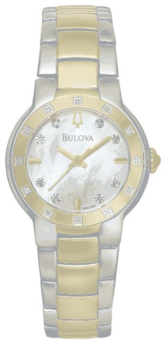 Bulova 98R168 wrist watches for women - 1 photo, image, picture
