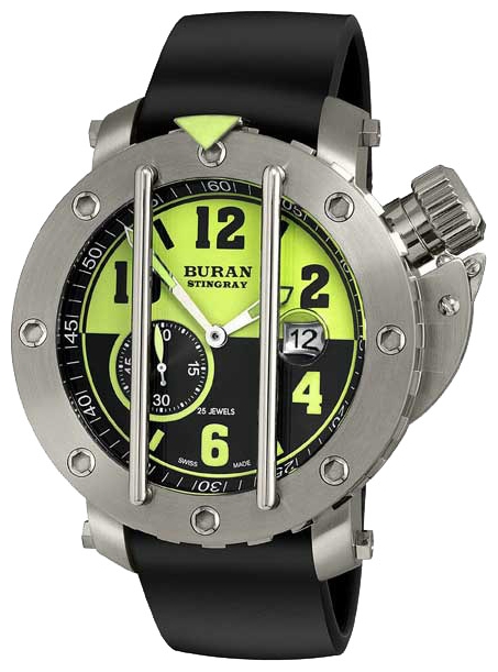 Buran B50-104-7-522-2 wrist watches for men - 2 picture, photo, image