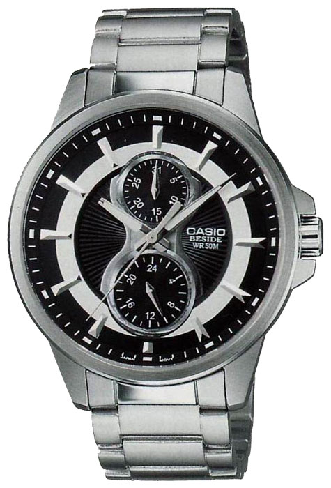 Casio BEM-304D-1A wrist watches for men - 1 photo, picture, image