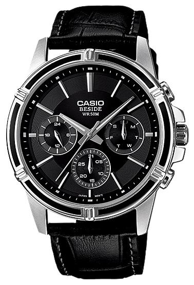 Casio BEM-311L-1A1 wrist watches for men - 1 image, photo, picture