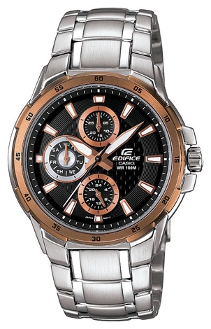 Casio EF-337DB-1A wrist watches for men - 1 image, photo, picture