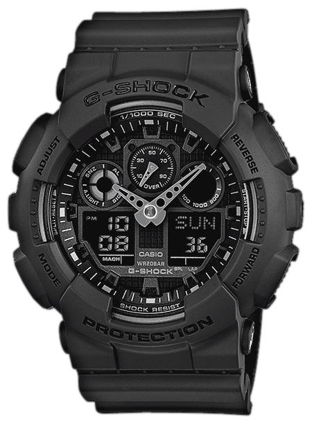 Men's wrist watch Casio GA-100C-8A - 1 image, picture, photo