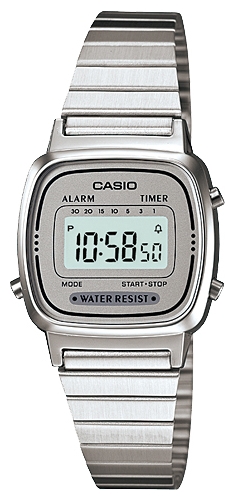 Casio LA-670WA-7A wrist watches for women - 1 image, photo, picture