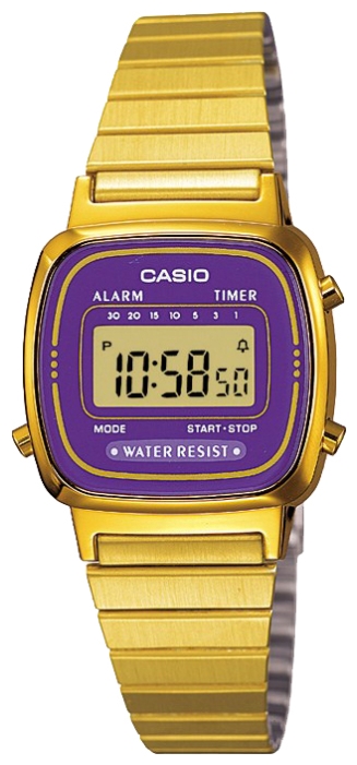 Casio LA-670WGA-6D wrist watches for women - 1 photo, picture, image