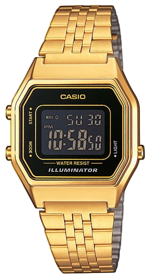Casio LA-680WEGA-1B wrist watches for unisex - 1 photo, image, picture