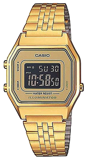 Casio LA-680WEGA-9B wrist watches for unisex - 1 picture, photo, image