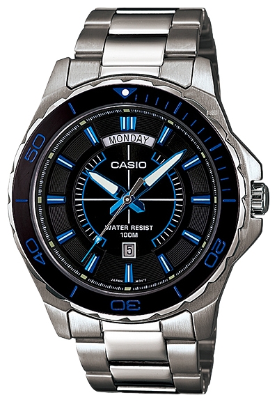 Casio MTD-1076D-1A2 wrist watches for men - 1 image, photo, picture