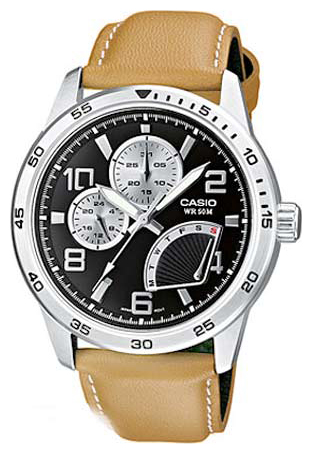 Casio MTF-305L-1A wrist watches for men - 1 photo, picture, image