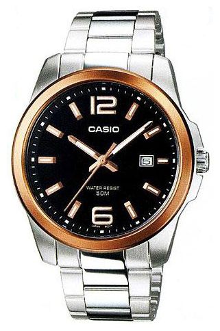 Casio MTP-1296D-1A wrist watches for men - 1 image, photo, picture