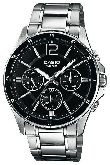 Casio MTP-1374D-1A wrist watches for men - 1 picture, image, photo