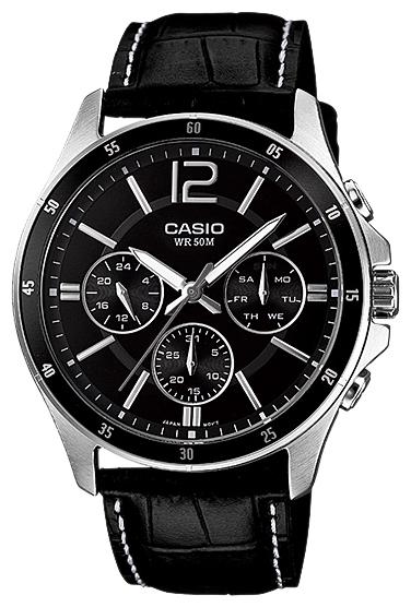 Casio MTP-1374L-1A wrist watches for men - 1 picture, photo, image