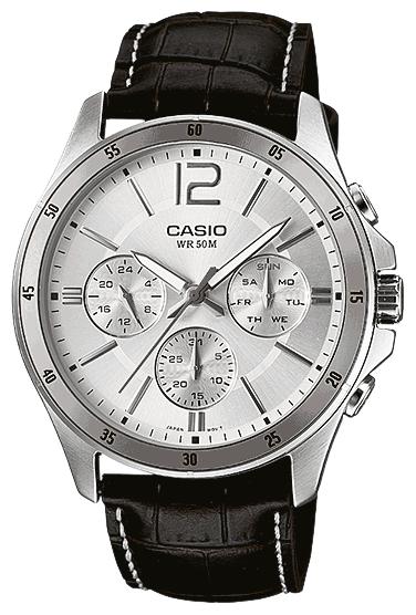 Casio MTP-1374L-7A wrist watches for men - 1 photo, picture, image