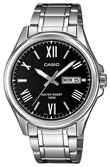 Casio MTP-1377D-1A wrist watches for men - 1 photo, picture, image